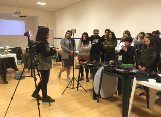 Stating the training with the media team